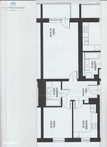 Mieszkanie, 48,29 m², Wieliczka