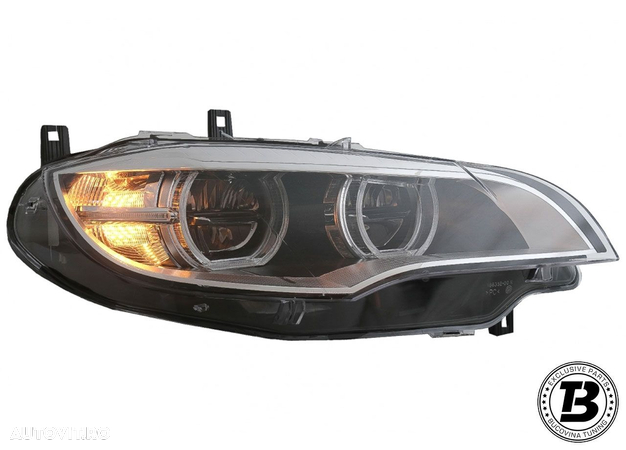 Faruri LED Angel Eyes 3D compatibile cu BMW X6 E71 - 4