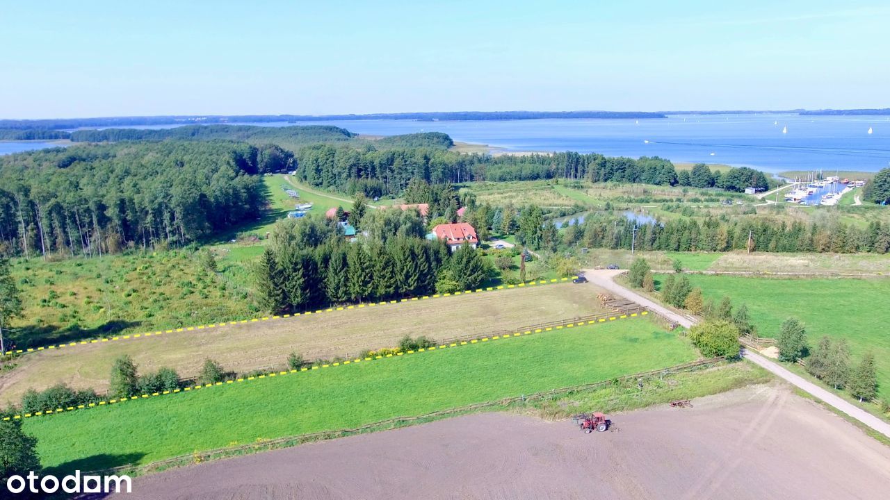 Malowniczo położona działka przy przystani! OKAZJA