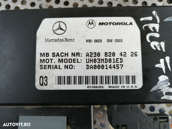 Modul Telefon Mercedes C Class W203 Livram Oriunde - 3