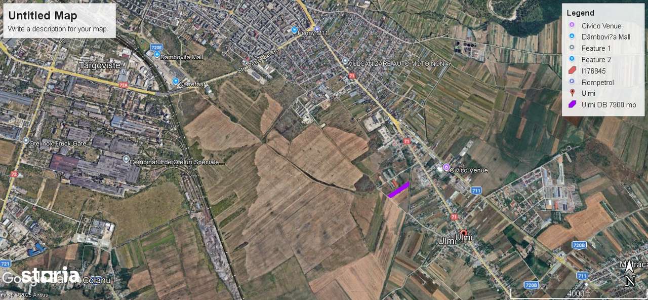 Vand teren 7900 mp Ulmi jud Dambovita-1