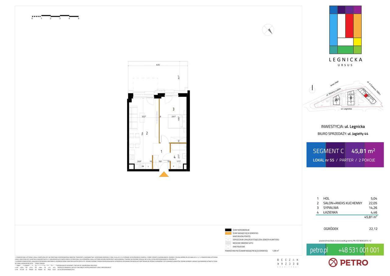 Legnicka Ursus | mieszkanie 2-pok. | C_M55 - Pełny obrazek: 2/10