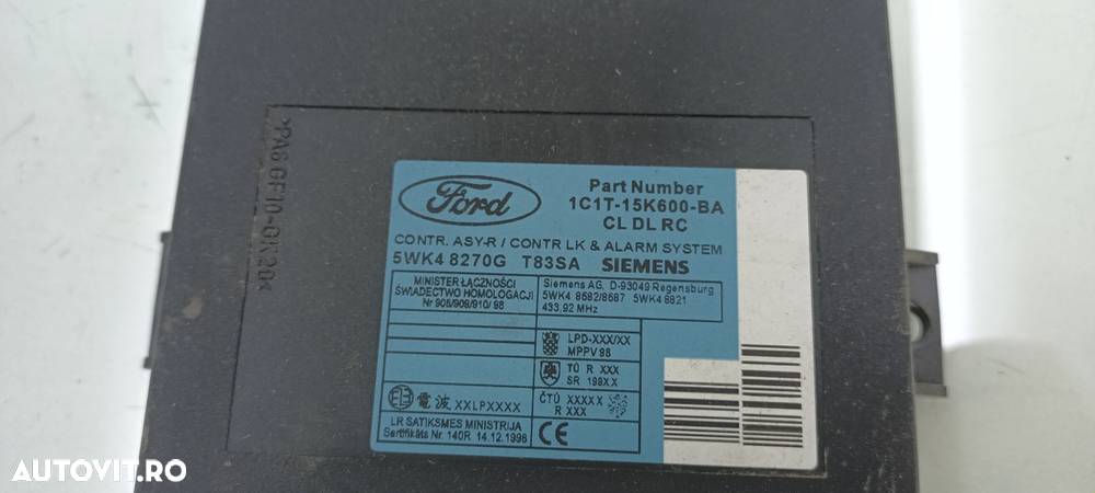 Calculator confort Ford TRANSIT F3FA / 2.0 TDCI 2000-2006  1C1T-15K600-BA - 3