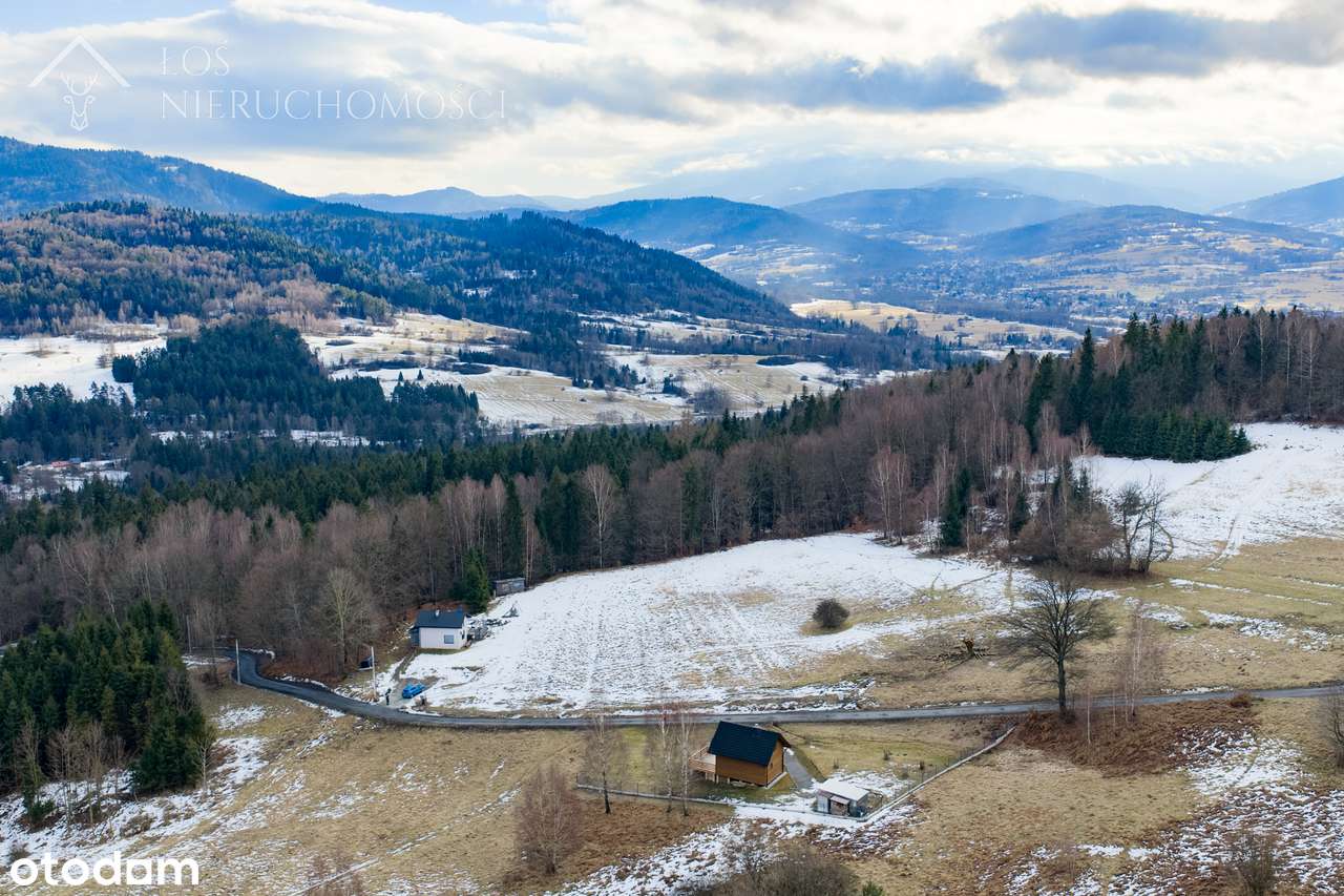 Działka z doskonałym dojazdem. Jeleśnia - nieruchomość inwestycyjna-3