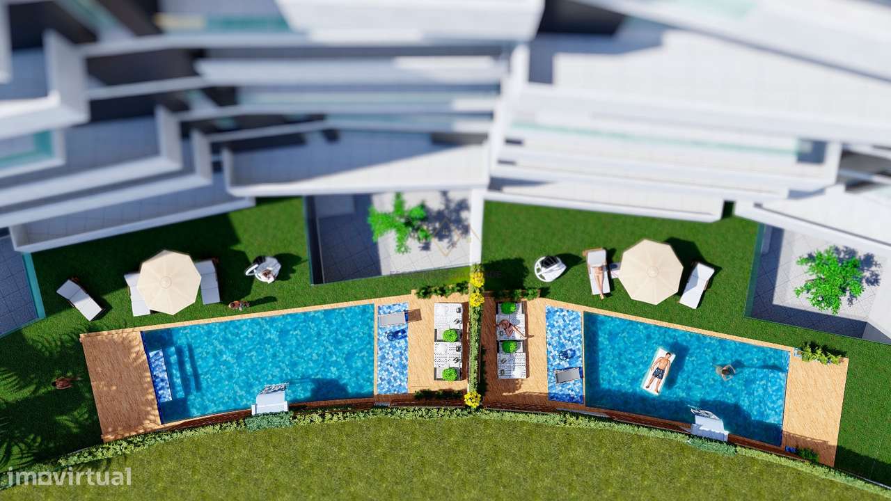 Penthouse T5 com varandas, 2 Garagens Box e Arrecadação, em Empreendim-46