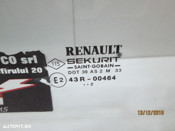 Geam usa stanga fata REnault Kangoo an 2002-2007 - 2