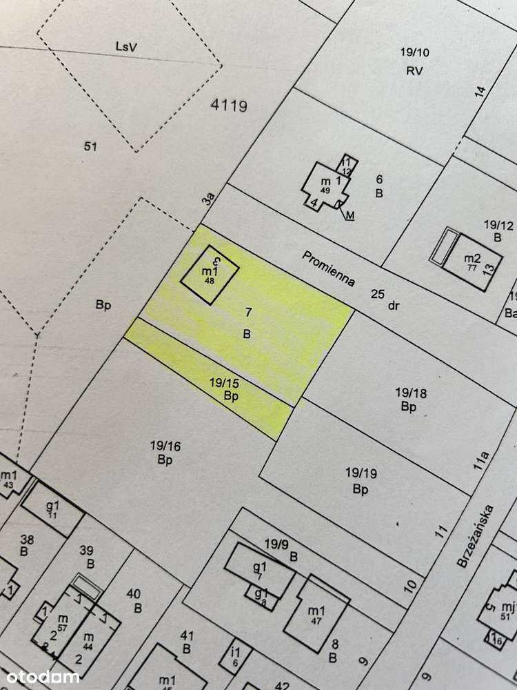 Działka bud. 2588 m2 na 3 bud. 2 lok. i dom jednorodzinny Podjuchy - Pełny obrazek: 2/3