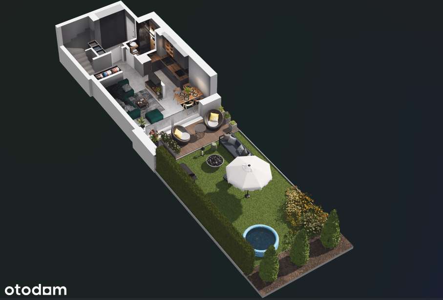 Dom 95,14 m²|4 pokoje| Pine Garden|ogród +2 miejsca postojowe w cenie - Pełny obrazek: 3/9