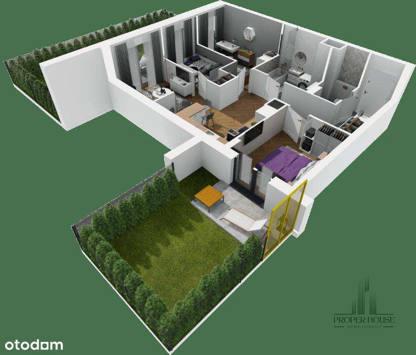 Idealne dla rodziny! Mieszkanie z dwoma ogródkami w Lublinie-2