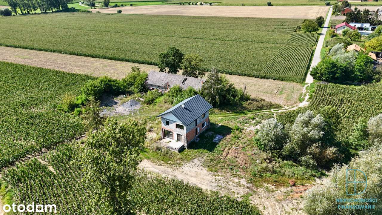 Dom w budowie na dużej działce 4761 m² – Jurków Drugi-12