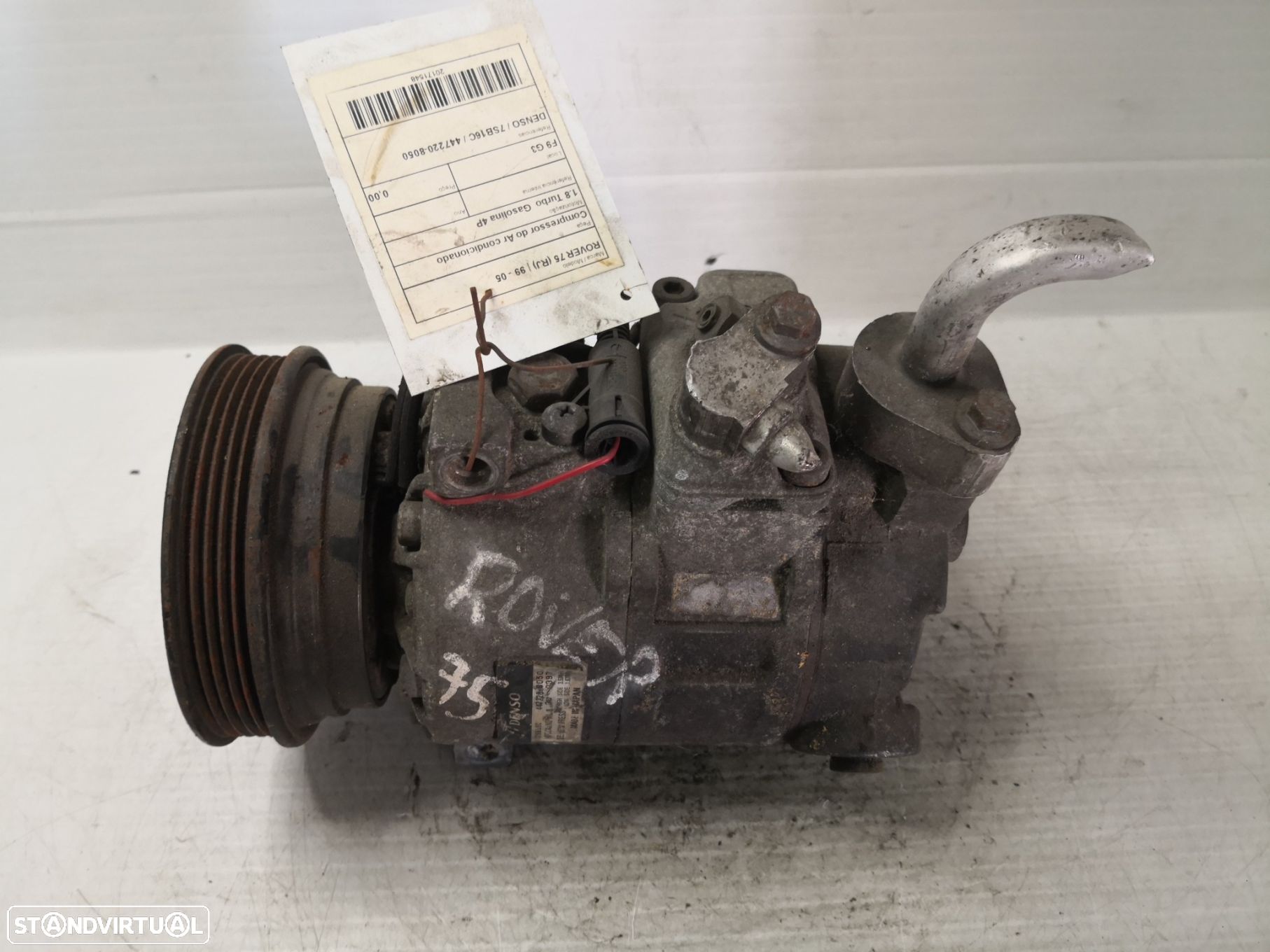 Compressor Do Ar Condicionado Rover 75 (Rj) - 1