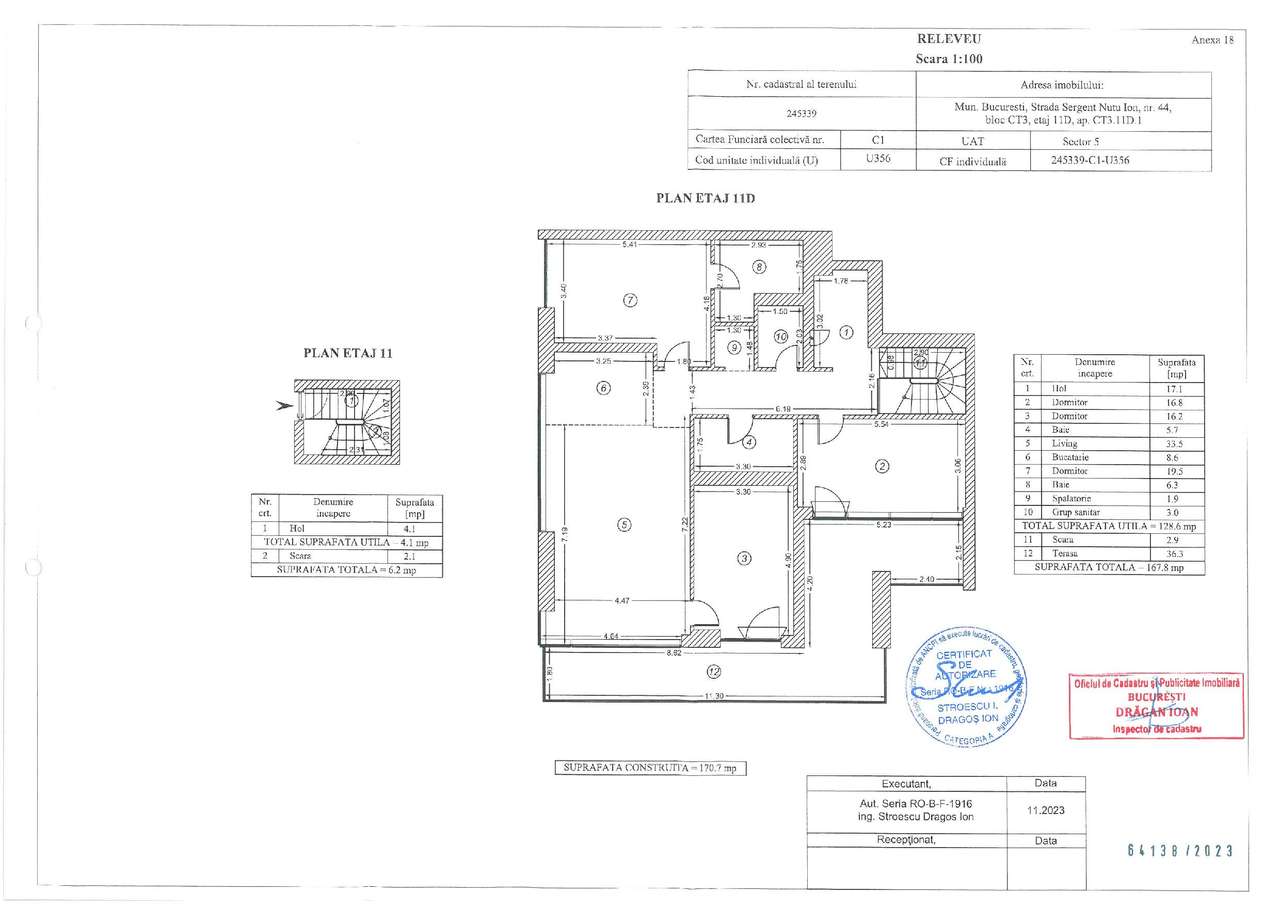 VANZARE APARTAMENT 4 CAMERE PENTHOUSE - ONE COTROCENI PARK-17