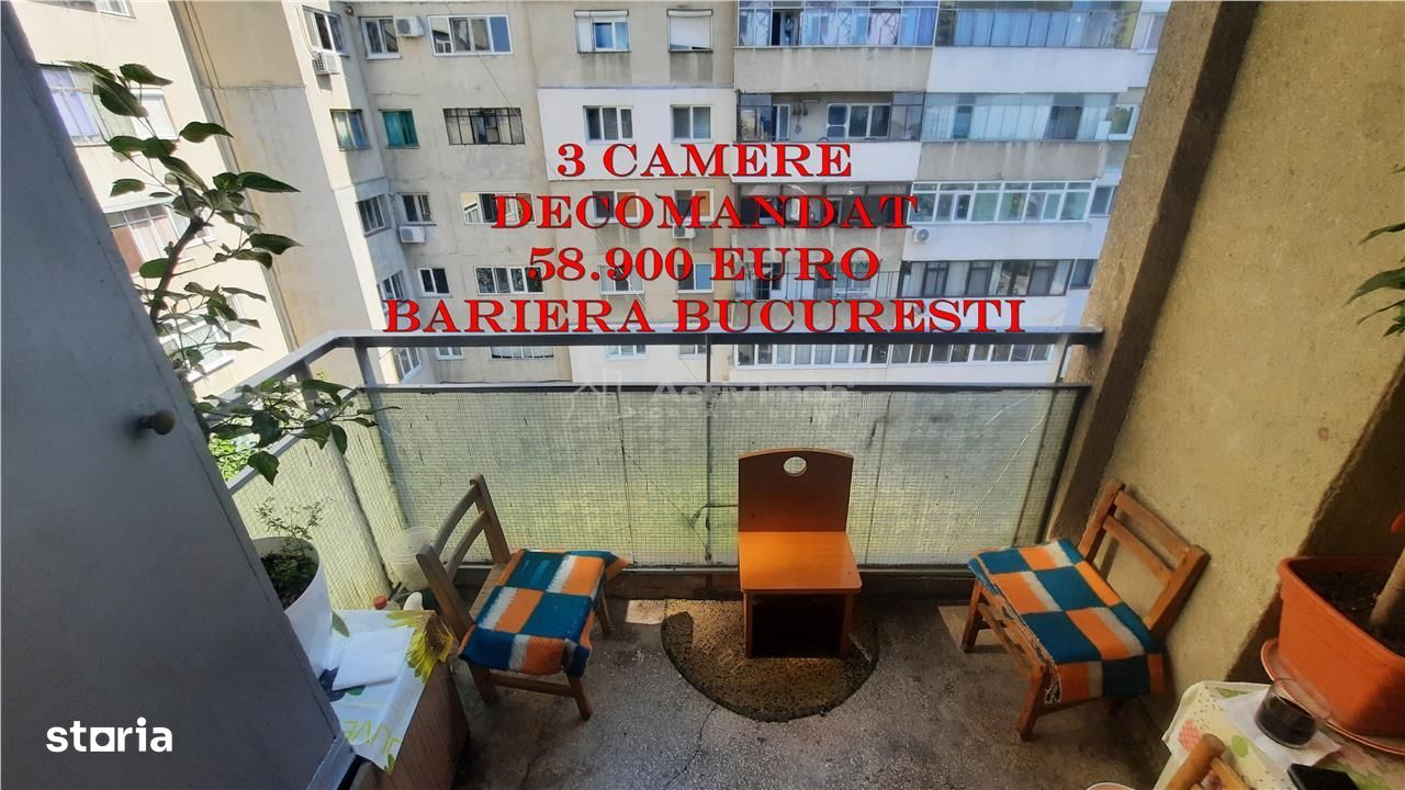 Apartament Bariera Bucuresti - 3 camere - Str. Industriei  Sch 2 cam