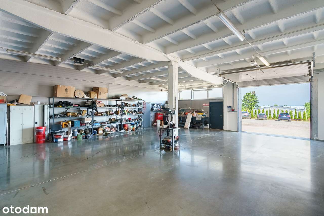 Hala-magazyn-biuro-usługi | 1000 m2 | działka 8000 m2 | 40 min P-ń-7