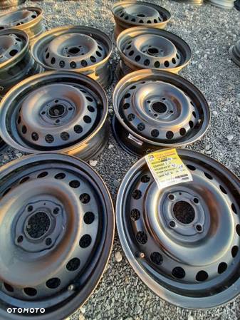 NISSAN 4X100 ,4X114,3 14 cali 100NX ALMERA MICRA PRAIRWE PRIMERA SUNNY FELGI STALOWE koło zapasowe - 7