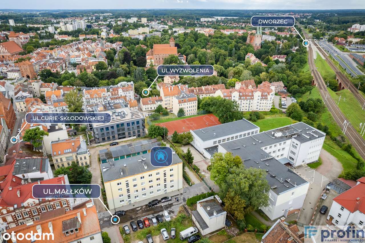 Mieszkanie 3 pokoje blisko Stare Miasto centrum Olsztyn-18