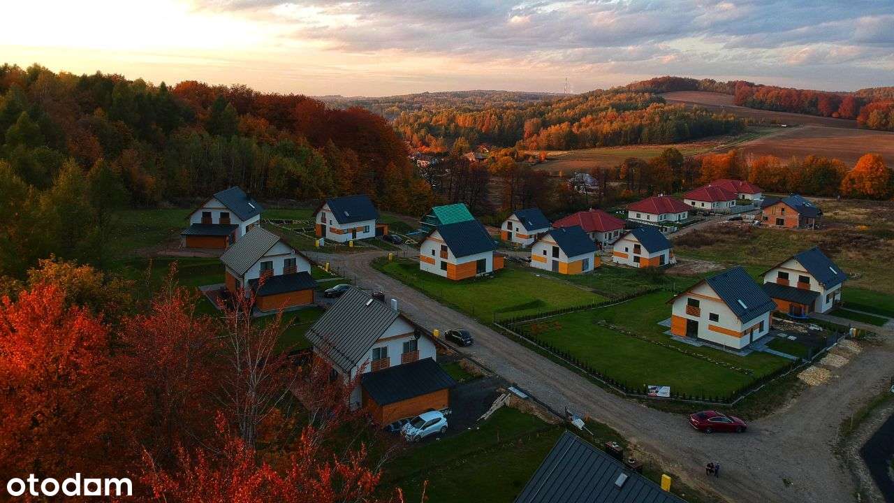 Wolnostojący dom z wiatą -"E" - działka 9 ar - stan deweloperski-8