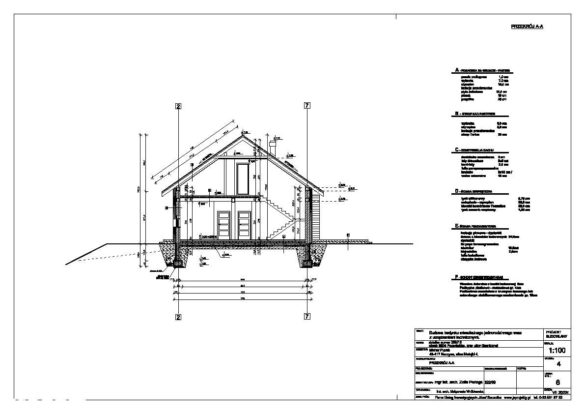 Działka budowlana z projektem – Pogwizdów, ul. Graniczna BEZ PROWIZJI - Pełny obrazek: 5/8