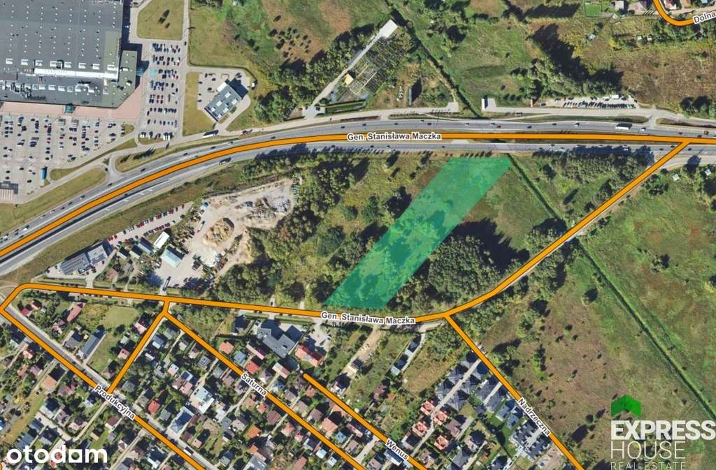 Działka usługowa przy DK65 i S8 ul. Gen. Maczka - Pełny obrazek: 2/7