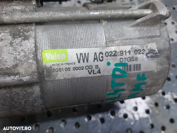 Electromotor 1.4 tdi amf audi a2 8z seat arosa cordoba ibiza 3 skoda fabia 1 vw lupo polo 9n 6n 02z911023 - 3