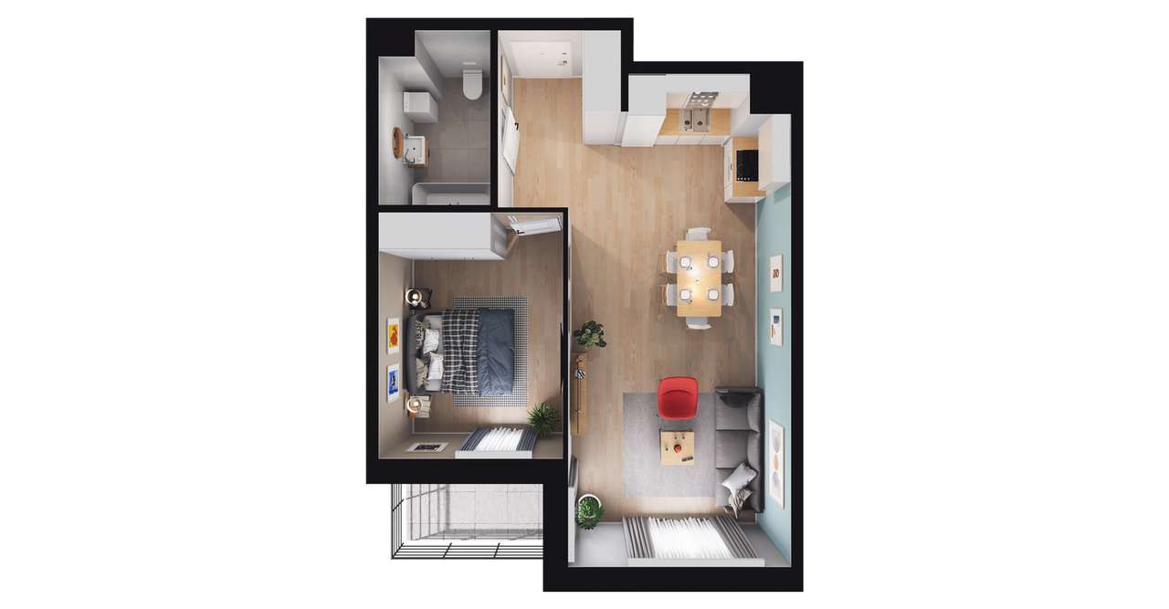 Apartment in Warszawa - Widok 3
