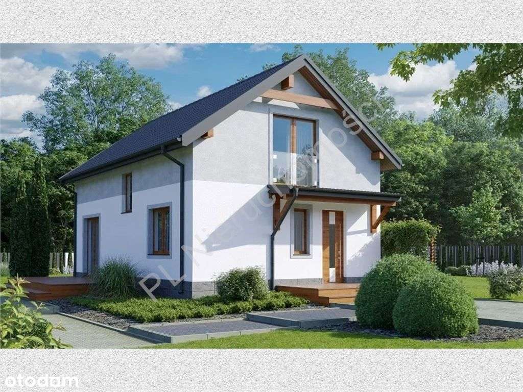 Dom w Adamowie 90 m2, 4 pokoje, działka 1000 m2