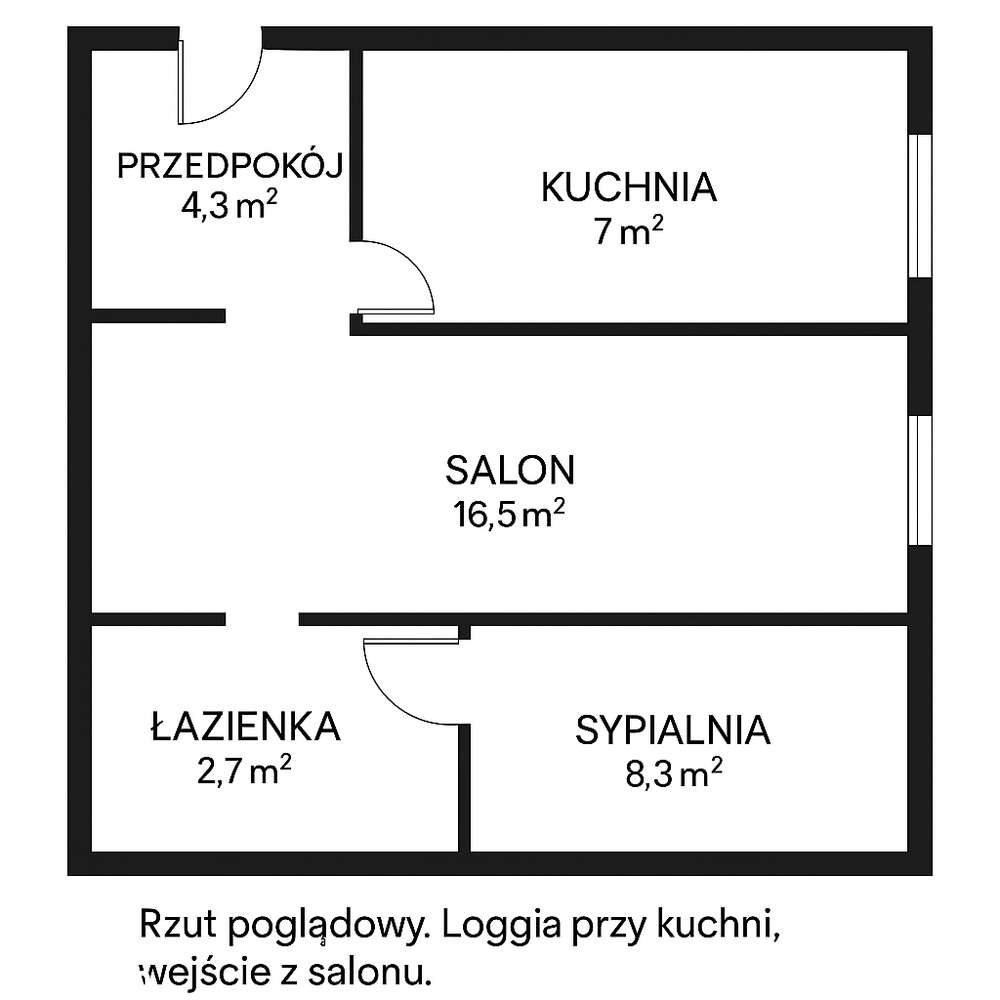 2 pokoje 38m2 Saska Kępa. Wnętrze, które czeka na Twoją wizję-2