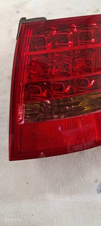 Lampa Tył Tylna LED w Błotnik Prawa Audi A6 C6 Lift Kombi - 3
