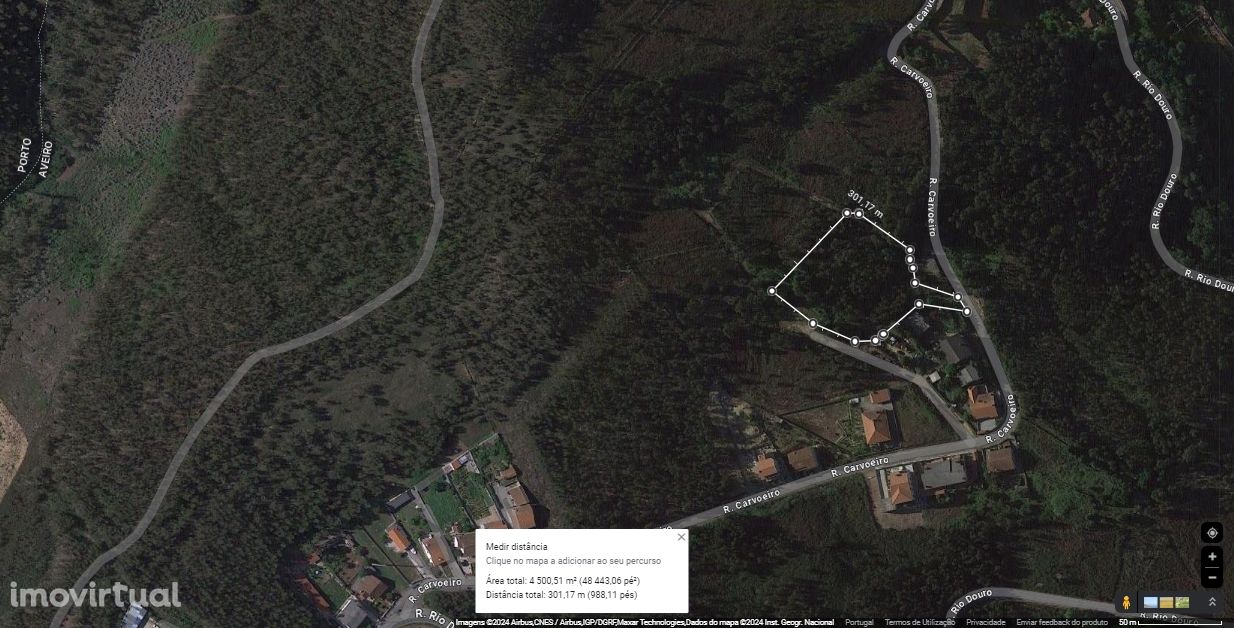 CPM20263 Terreno c/ 4.500m2 perto Rio Douro, 20.000€ prx habitações Ca