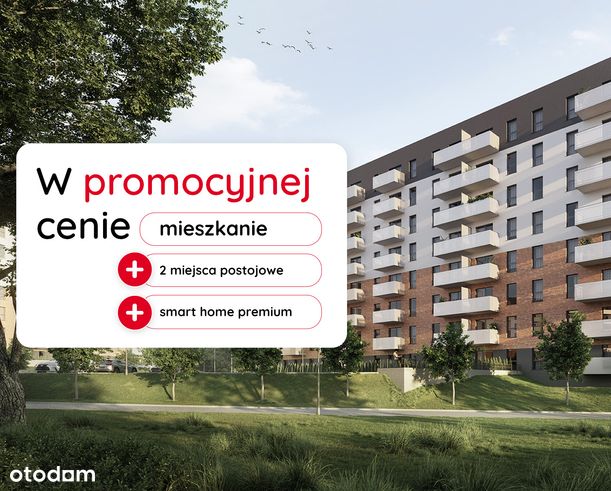 2-pokojowe mieszkanie 42m2 + balkon Bezpośrednio