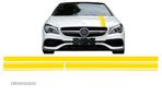 Set Stickere Galben Mat compatibil cu MERCEDES CLA W117 C117 X117 (2013-2016) A Class W176 (2012-20 - 1