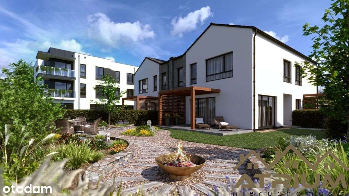 Nowy bliźniak Szczytniki z ogródkiem 12-12