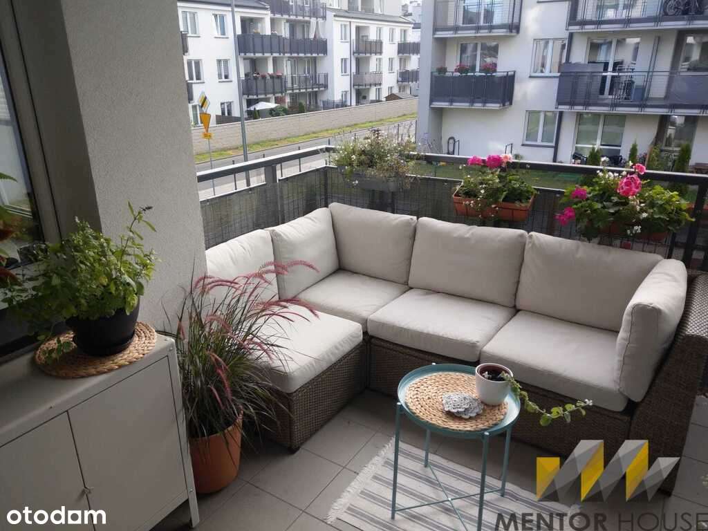 3 pokoje | 49,57 m² | duży balkon 8,3 m² | garaż |-7