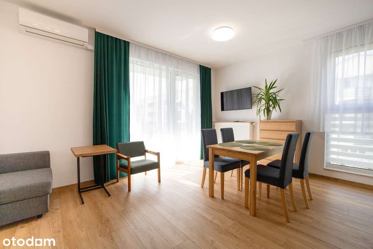 2 pokoje | 47 m² |  klimatyzacja | balkon | komórka lokatorska | garaż