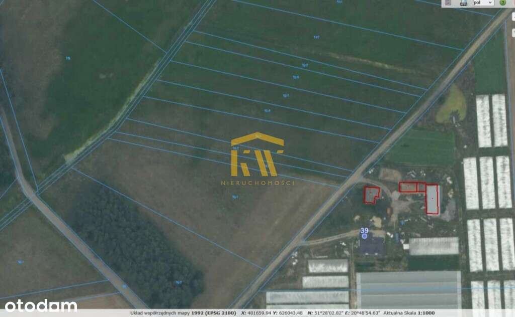 Działka 4600m2 Wrzos - Pełny obrazek: 1/2