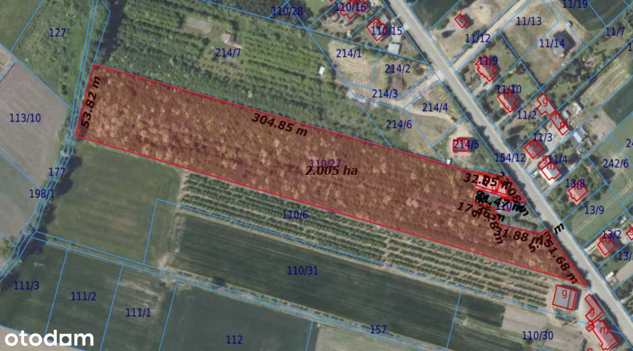 Możliwość podziału na mniejsze działki !  ok. 2 ha - inwestycja ! - Pełny obrazek: 5/5