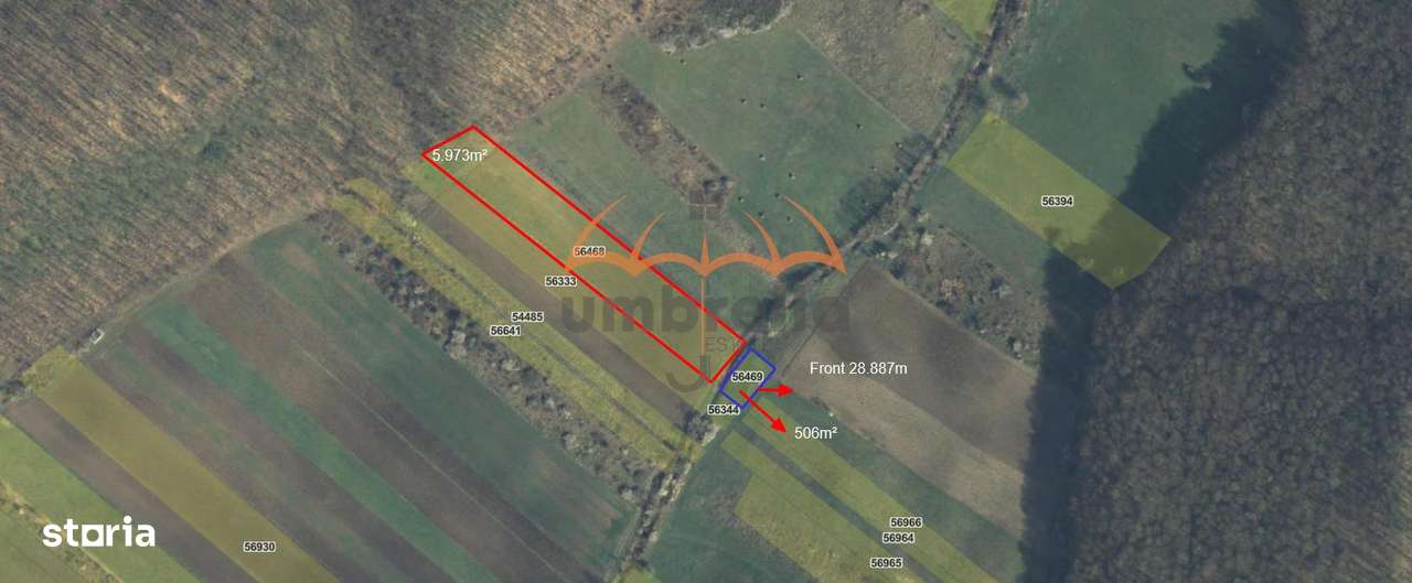 Teren de vanzare extravilan in Hidiselul de Jos - Oradea - Imagine principală: 1/3