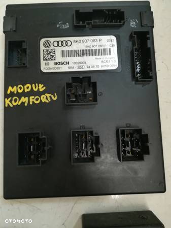 MODUŁ KOMFIRTU, GŁOŚNIK SYGNAŁ PARKTRONIC, MODUŁ ŚWIATEŁ AUDI Q5 8R - 2