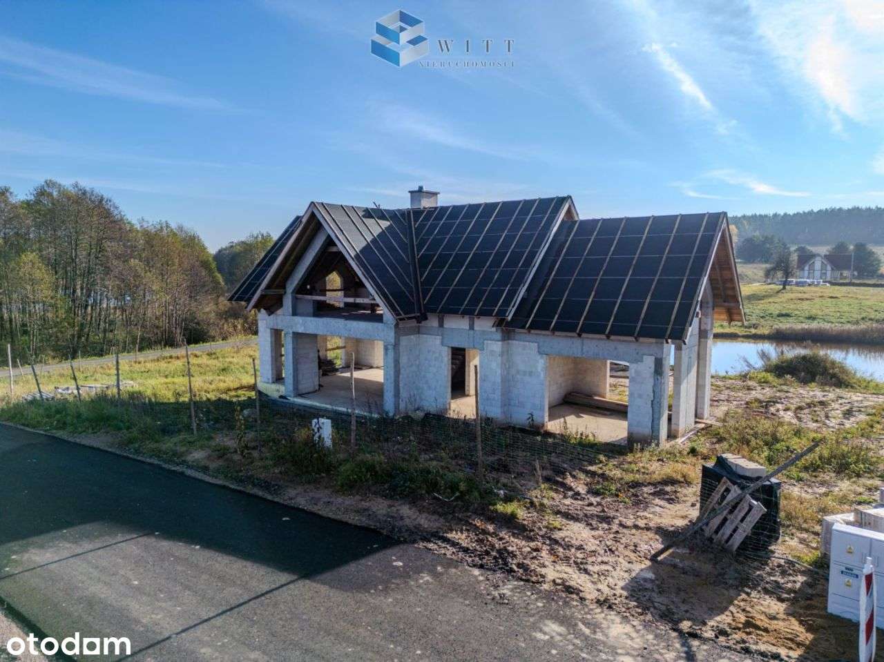 Dom z panoramicznym widokiem na warmińską zieleń-6