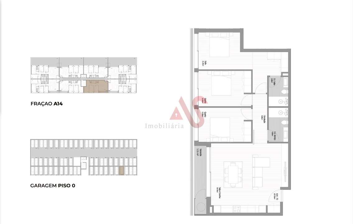 Apartamentos T3 novos desde 300.000€ no Gondomar Green-14