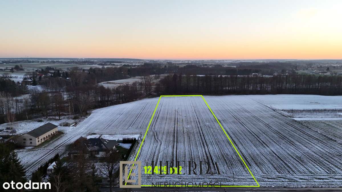 Działka budowlana 1,2 ha, Niedrzwica Duża - Pełny obrazek: 1/4