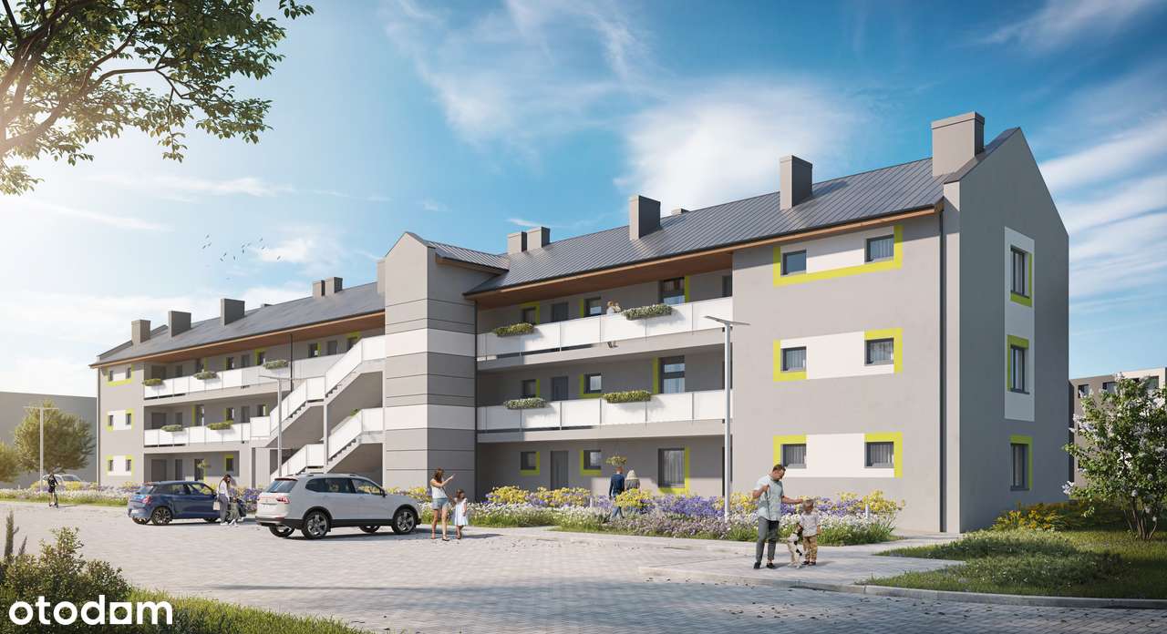 Nowe - 2 pokojowe mieszkanie z balkonem ! - Pełny obrazek: 5/8