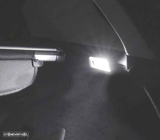 KIT COMPLETO 16 LAMPADAS LED INTERIOR PARA RENAULT SCENIC II 2 MK2 04-09 - 4