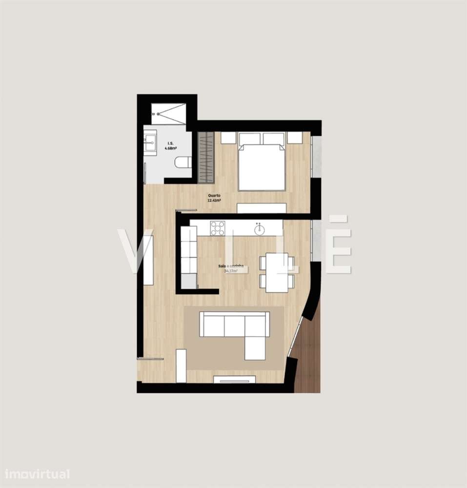 Apartamento T1 Venda em Santa Clara e Castelo Viegas,Coimbra - Grande imagem: 2/14