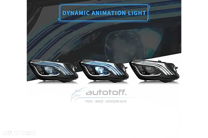 Faruri Full LED compatibil cu Mercedes S-Class W222 Semnal Dinamic (2013-2017) Facelift Design - 8