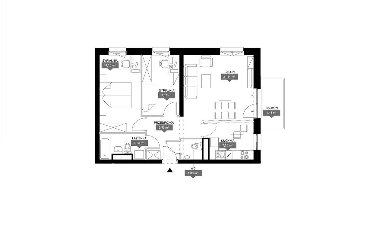 PROMOCJA / Piękne M3 + osobna kuchnia / Zostaw wiadomość!-1