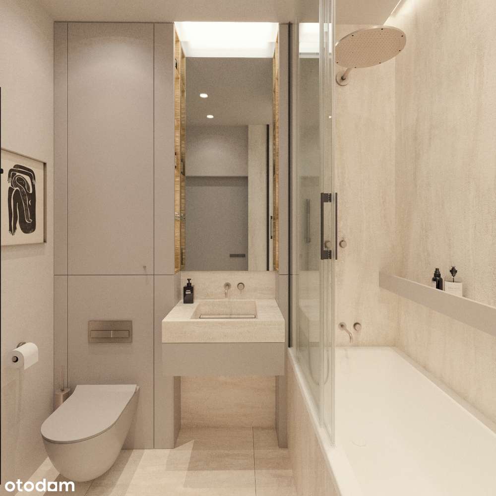 Mieszkanie M56, 33,63m2 Projekt Pawia Kielce-3