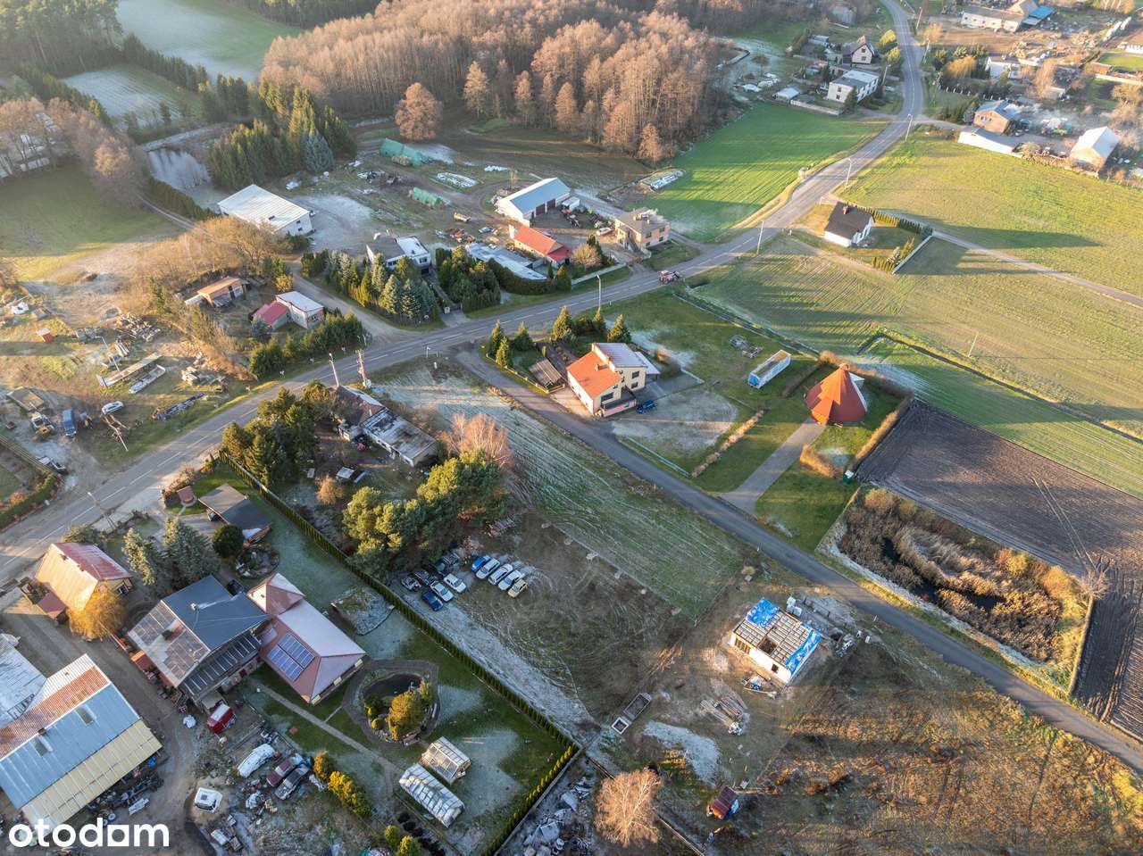 Działka Czmoniec | niedaleko lasu | pozwolenie na budowę| media| cisza-7