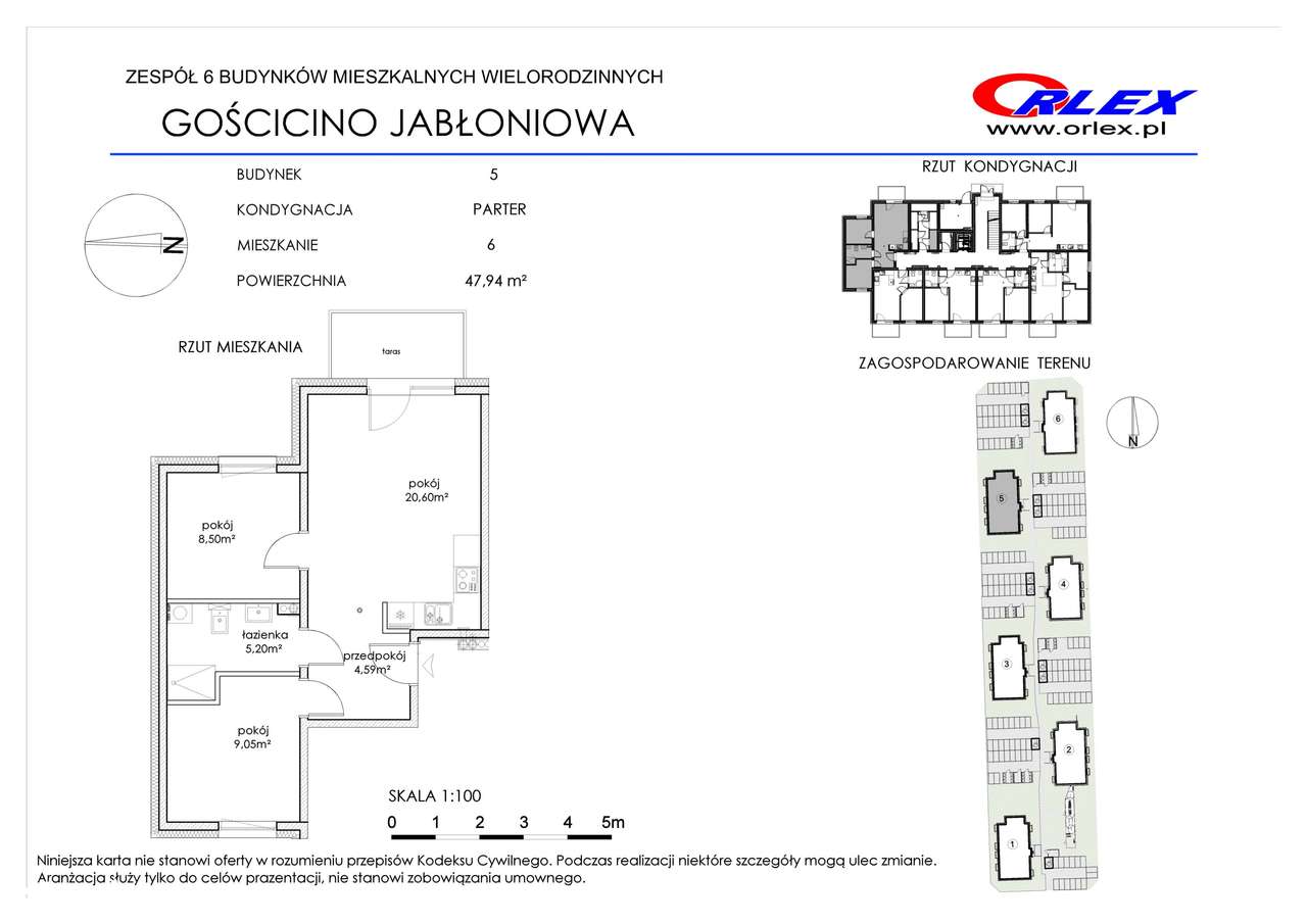 Gościcino ul. Jabłoniowa 3/6 (lokal J3_6)