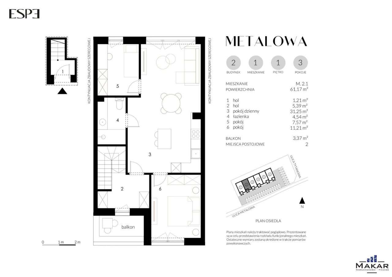 Nowość! Kameralna zabudowa, 2 miejsca postojowe w cenie! - Pełny obrazek: 4/6